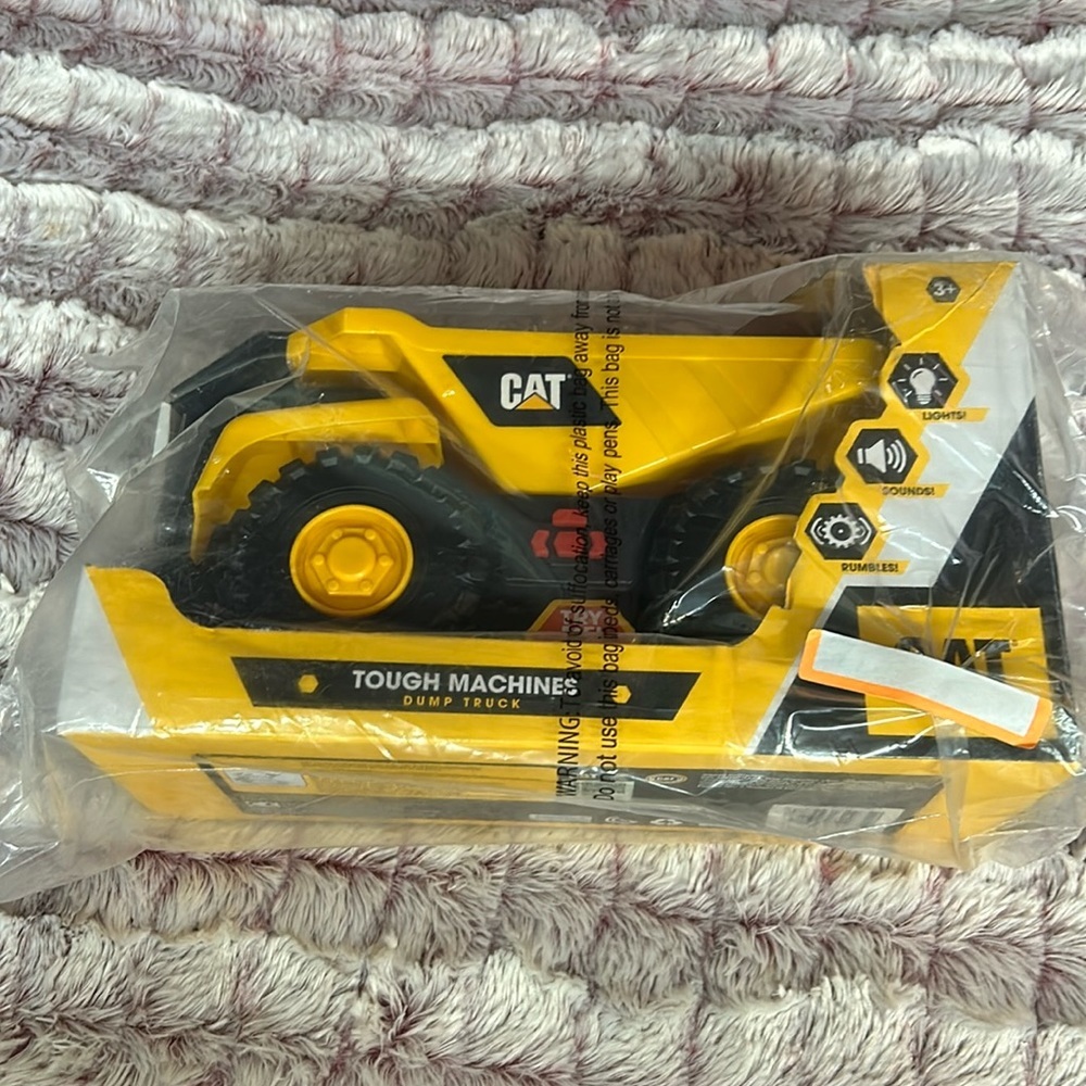 Realistic Construction play CAT Tough Machine Dump Truck